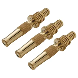 NP 3 Pcs 2-in-1 (3/4 Inch & 1/2 Inch) Brass CNC Water Jet Spray Gun Nozzle