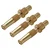 NP 3 Pcs 2-in-1 (3/4 Inch & 1/2 Inch) Brass CNC Water Jet Spray Gun Nozzle
