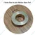 5 Inches(12.7 Cm) Brass (Spare Part) for Commercial Juicer Machine No. 80 (0.25HP V-Belt Drive Motor)
