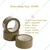 Brown Bopp Tape, 100 meters, (48 Rolls Per Box)