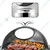 Premium Quality Buffet Food Warmer With Fuel Holders and Steel Lid Transparent Window, 6 Litre Capacity