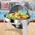 Premium Quality Buffet Food Warmer With Fuel Holders and Steel Lid Transparent Window, 6 Litre Capacity
