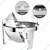 Premium Quality Buffet Food Warmer With Fuel Holders and Steel Lid Transparent Window, 6 Litre Capacity