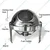Premium Quality Buffet Food Warmer With Fuel Holders and Steel Lid Transparent Window, 6 Litre Capacity