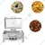 Premium Quality Buffet Food Warmer with Fuel Based and Glass Lid, 9 Liter Capacity