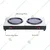 Electric Burnomatic Double Hot Plate