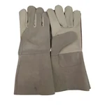 DSY A-Grade Welding Gloves-All Leather | Grain leather at front. Cuff and Back Split leather