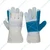 DSY Pack of 5 A-Grade Split Leather Double Palm Canadian Gloves,Heavy Duty Safety for Construction,Welding,Industrial Use