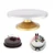 Cake Decorating Turntable 360 Degree Rotating Fiber Cake Stand