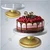 Cake Decorating Turntable 360 Degree Rotating Fiber Cake Stand