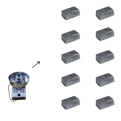 Carbon Brush Of Cotton Candy Floss Machine With 0.5HP Motor (Pack of 10)