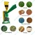 5 in 1 Chaff Cutter/Pulverizer/Coconut Husk Grinding/Cotton Seed Processing/Leaf Chopping, 2000 Kg/hr with a 5 HP motor