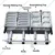 Commercial 2 in 1 Egg Bread/Burger & Sausage Roll Maker Machine