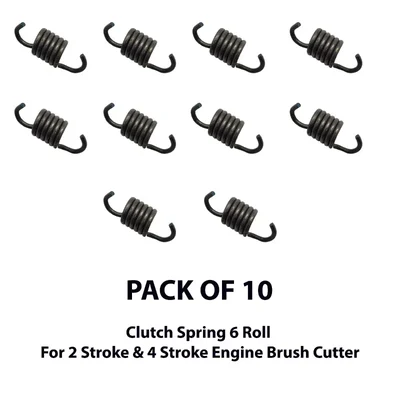 Clutch Spring 6 Roll for 2 Stroke & 4 Stroke Engine of Brush Cutter, BC-034(Pack of 10)