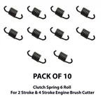 Clutch Spring 6 Roll for 2 Stroke & 4 Stroke Engine of Brush Cutter, BC-034(Pack of 10)