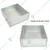 Combo of 10 Inch and 11 Inch Aluminium Square Cake Baking Mould/Pan Tray,2.25 Inch Deep
