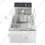 Commercial 16 Litre Stainless Steel Electric Deep Fryer
