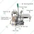 Premium Quality Fully Stainless Steel Manual Operated Milking Machine (10 L) With Sitting Arrangement