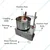 Commercial 5 Liter SS Wet Grinder With 0.5 HP Lakshmi Motor 