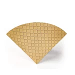 25 Pcs, Cone-Shaped Waffle Pouch