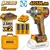 Ingco 12.7mm (1/2") 20V Cordless Brushless 3-Mode Setting Impact Wrench With Battery-Charger & Sockets, Max. Torque 405N.m (CIWLI2045)