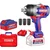 Emtop 19mm(3/4") 20V Cordless BL Adjustable Speed Impact Wrench With Battery-Charger & Sockets, Max. Torque 1350Nm (ECIWL20135)
