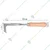 RedBuild L Share Crack Weeder 12 inch Stainless Steel Crevice Tool with Wooden Handle for Garden & Patio