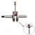 Crankshaft Assembly for 63 & 68-cc Earth Auger & Mini Power Tiller Engine