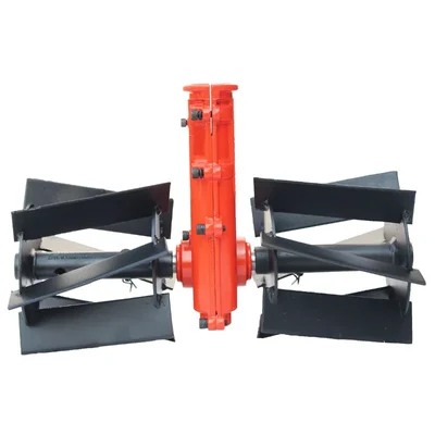 Soilcart Premium Quality 15 Inch Heavy Duty Cross Blade Weeder Attachment, 26 mm 9 Spline for Petrol Brush Cutter