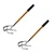 Mahan CW-34, 2 in 1 Multi Star Culti-Weeder with 1 Feet Handle, Hand Weeder/Garden Hoe(Pack Of 2)