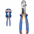 Wadfow 200mm (8") With Deburring Function High Leverage Diagonal Cutting Pliers (WPL7718)