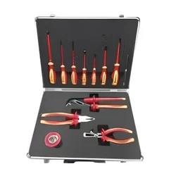 DE NEERS Insulated Tool Set 13 Pcs (12 PCS + 1 TOOL BOX) - KIT L