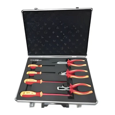 DE NEERS Insulated Tools Set Of 9 Pcs (8 PCS + 1 Aluminum Tool Box) - KIT J