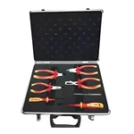 DE NEERS Insulated Tools Set Of 8 Pcs (7 PCS + 1 ALUMINUM TOOL BOX) - KIT I