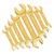 DE NEERS 6x7 to 20x22 mm Non Sparking Double Open Ended Spanner Set (Set No.- 12/8mm)_8 Pcs. Per Set