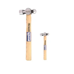 DE NEERS Combo of 800 and 300 gm Steel Head Ball Pein Hammer with Wooden Handle 