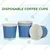 100pcs, Colorful 200ml Paper Cups, Perfect For Festivals, Weddings, Parties and Events