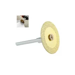 Diamond Cutting Disc Blade 50mm for Electric Drill with Mandrel for Cutting Glass Tile Stone Metal and Ceramics