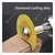Diamond Cutting Disc Blade 50mm for Electric Drill with Mandrel for Cutting Glass Tile Stone Metal and Ceramics