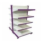 Premium Quality 5 x 2 Feet 5+5 Shelves Center/Double Sided Gondola Rack -Set of 1