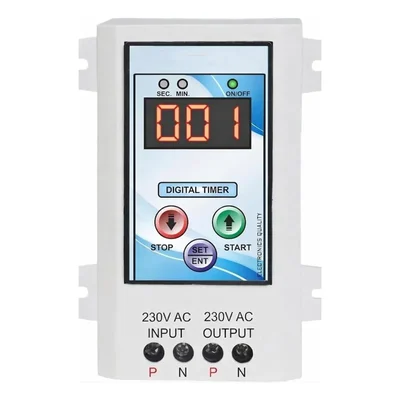 High Quality Digital Cyclic Timer Switch with Adjustable ON/Off Delay for Fogger, Hydrophonics and Irrigation with 230V