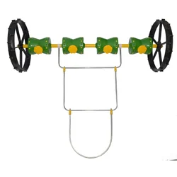 KSNM 8-Row Paddy Drum Seeder 25x25 cm Manual Seeder for Fast & Efficient Rice Field Planting