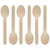 200 Pcs, 14 Cm Biodegradable Wooden Spoon for Indoor and Outdoor Usage