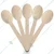 200 Pcs, 14 Cm Biodegradable Wooden Spoon for Indoor and Outdoor Usage