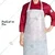 10 Pcs Disposable Multi-use Non Woven Apron 