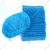 Disposable 200 Pcs Non-Woven Stretchable Blue Bouffant Head Caps Ideal For Kitchen, Hotel And Surgical Use
