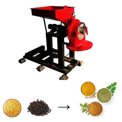 Mill Power Double Stage 15HP Pulverizer Machine/Masala Grinder, 150 kg/Hr Capacity(Type-Without Motor)