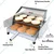 Commercial Double Layer Electric Bun Toaster SS Body 800W