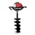 BALWAAN 63 cc 2 Stroke Heavy Duty Petrol Earth Auger with 10 Inch Double Spiral Bit Suitable for Digging Holes, Plantation & Fencing Purpose |BE-63