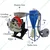 Mill Power 2 in 1 Double Stage 10 HP MS Flour Mill/Pulverizer Machine With Blower, With Motor